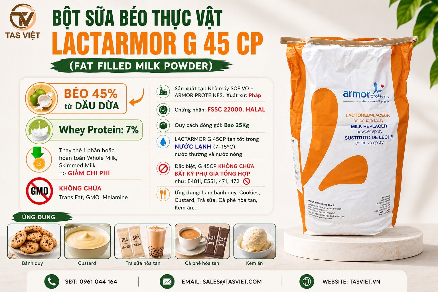 Bí Quyết Pha Trà Sữa Thơm Béo Đậm Vị Với Bột Sữa G45CP