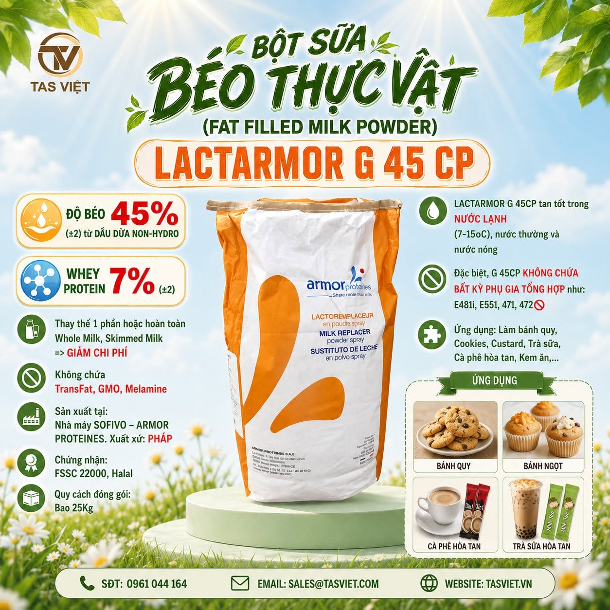 Khám Phá Công Thức Panna Cotta Béo Mịn Độc Đáo Với Bột Sữa Béo Lactarmor G45CP