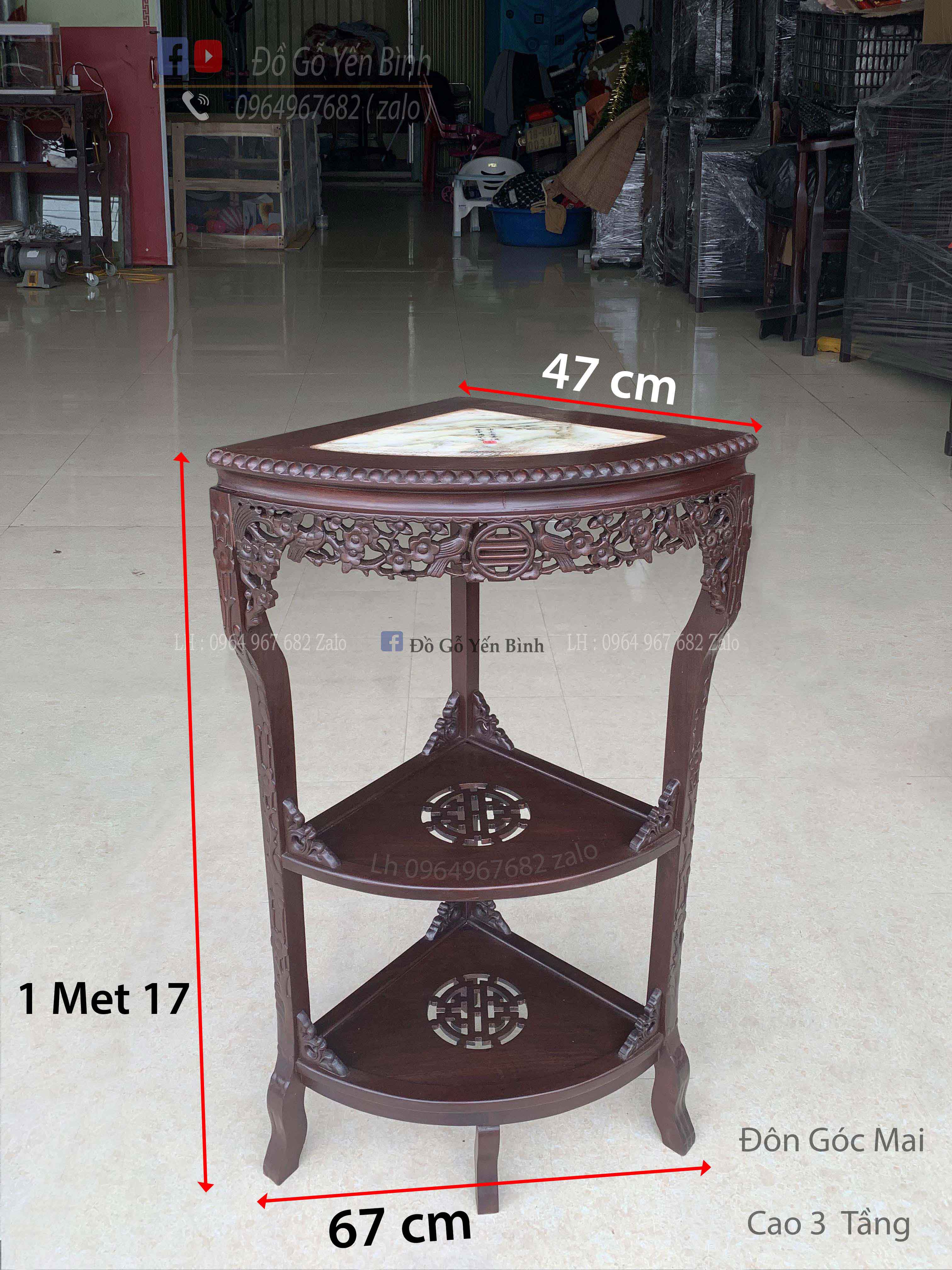 Đôn Góc Mai Thọ Bày Đồ Đ 570 3