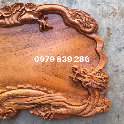 Khay trà rồng 02