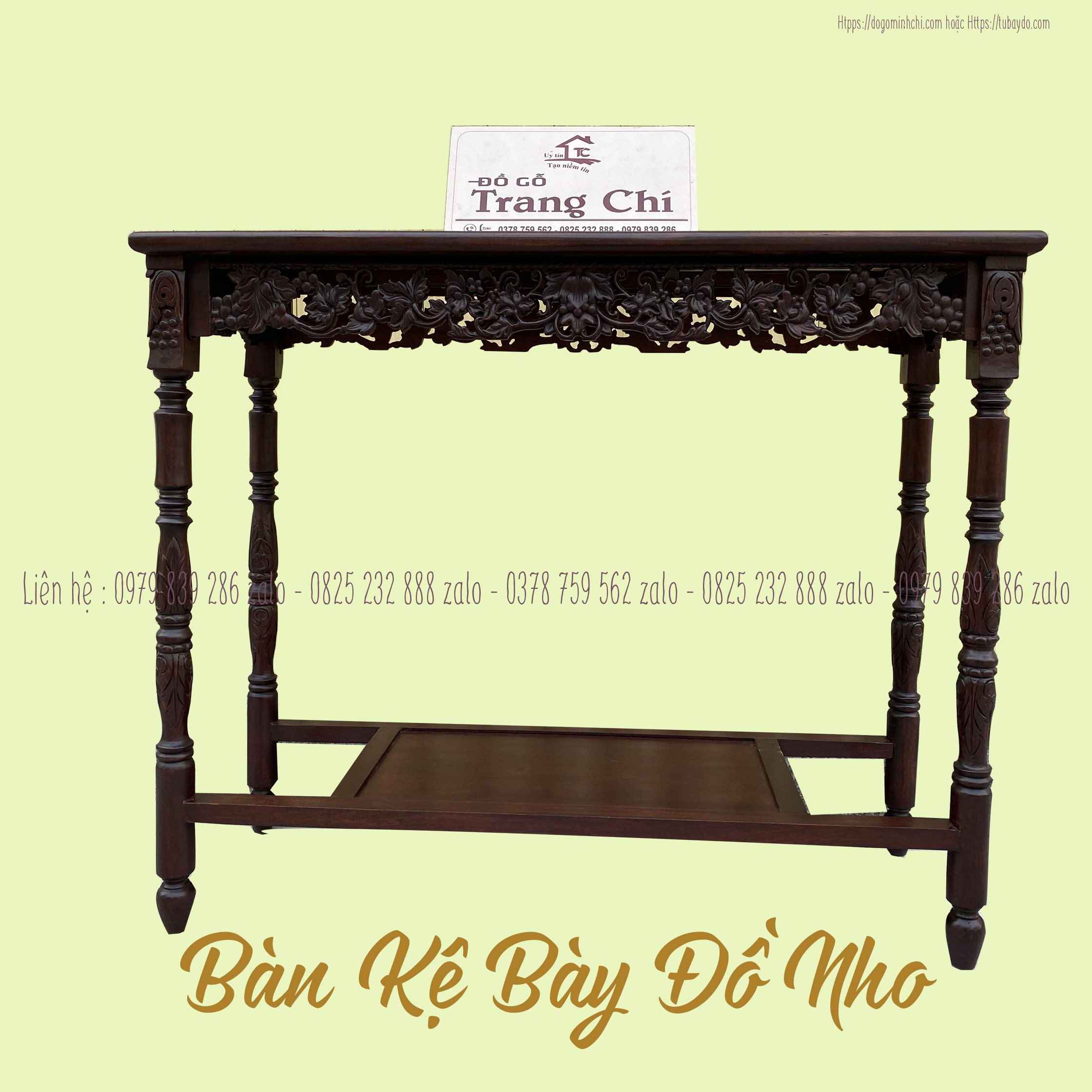 #Bàn_Nho_Bày_Đồ_Mặt_Đá