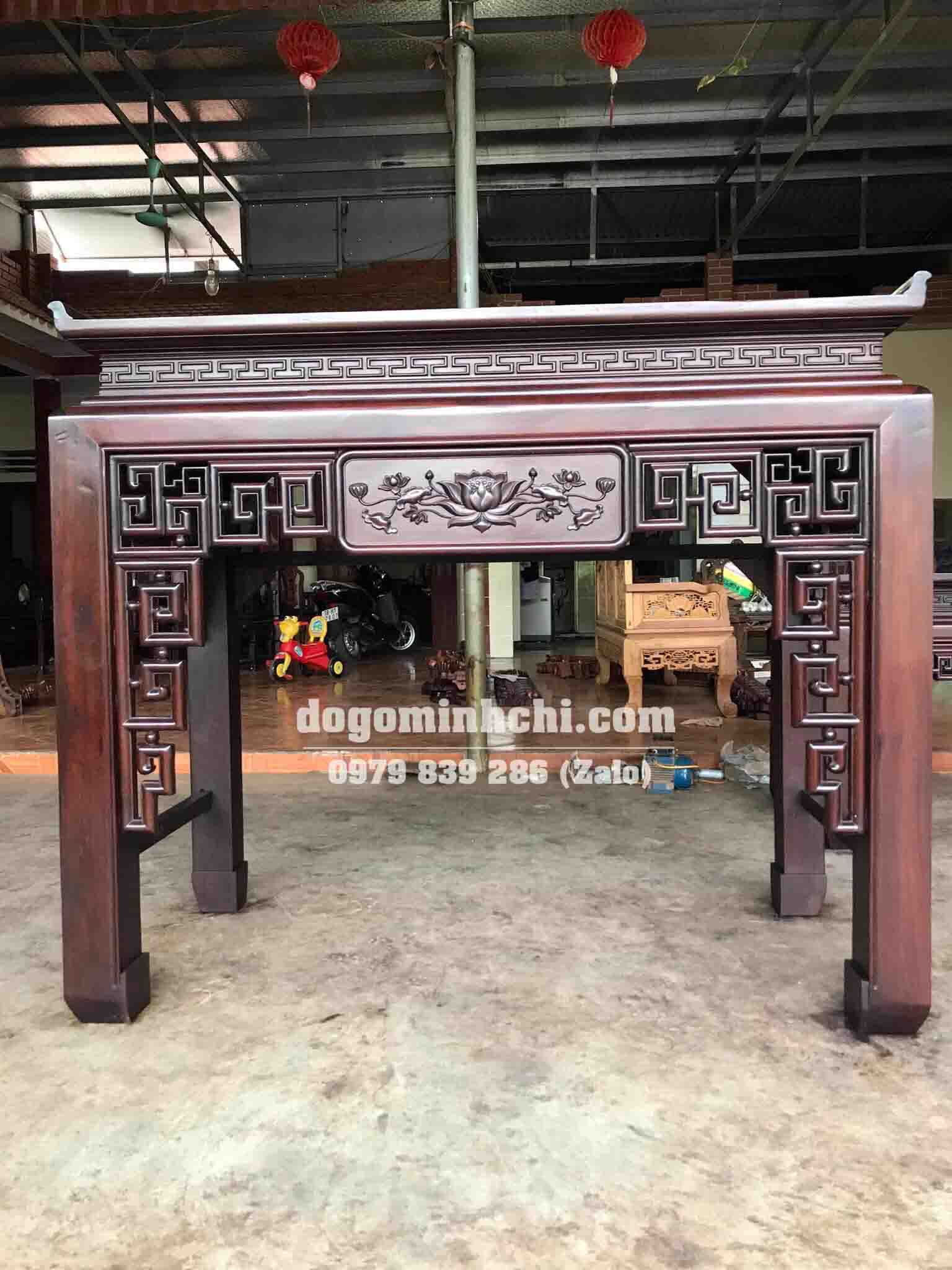 Bàn Thờ Triện Gỗ Gụ 3