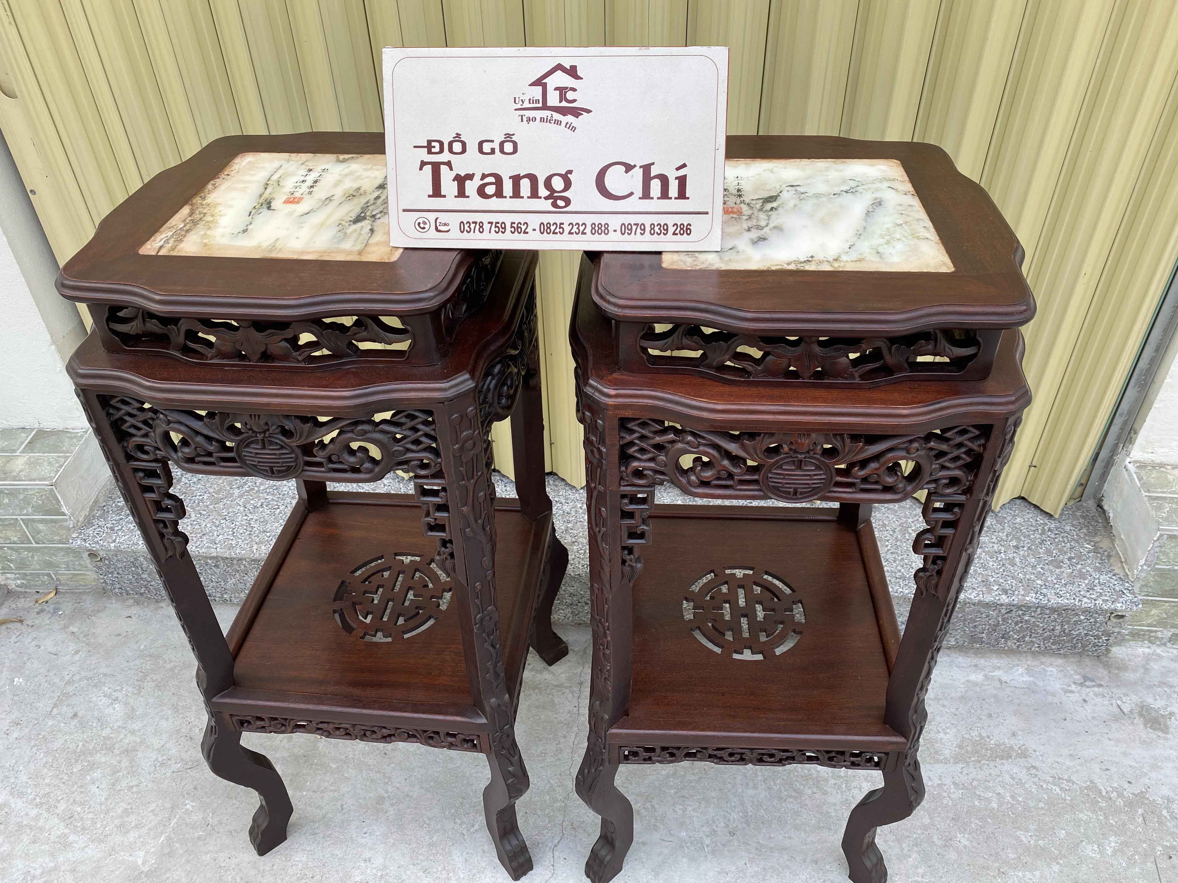 #Đôn_Kệ_Vuông_To_Chạm_Triện_Dơi_4