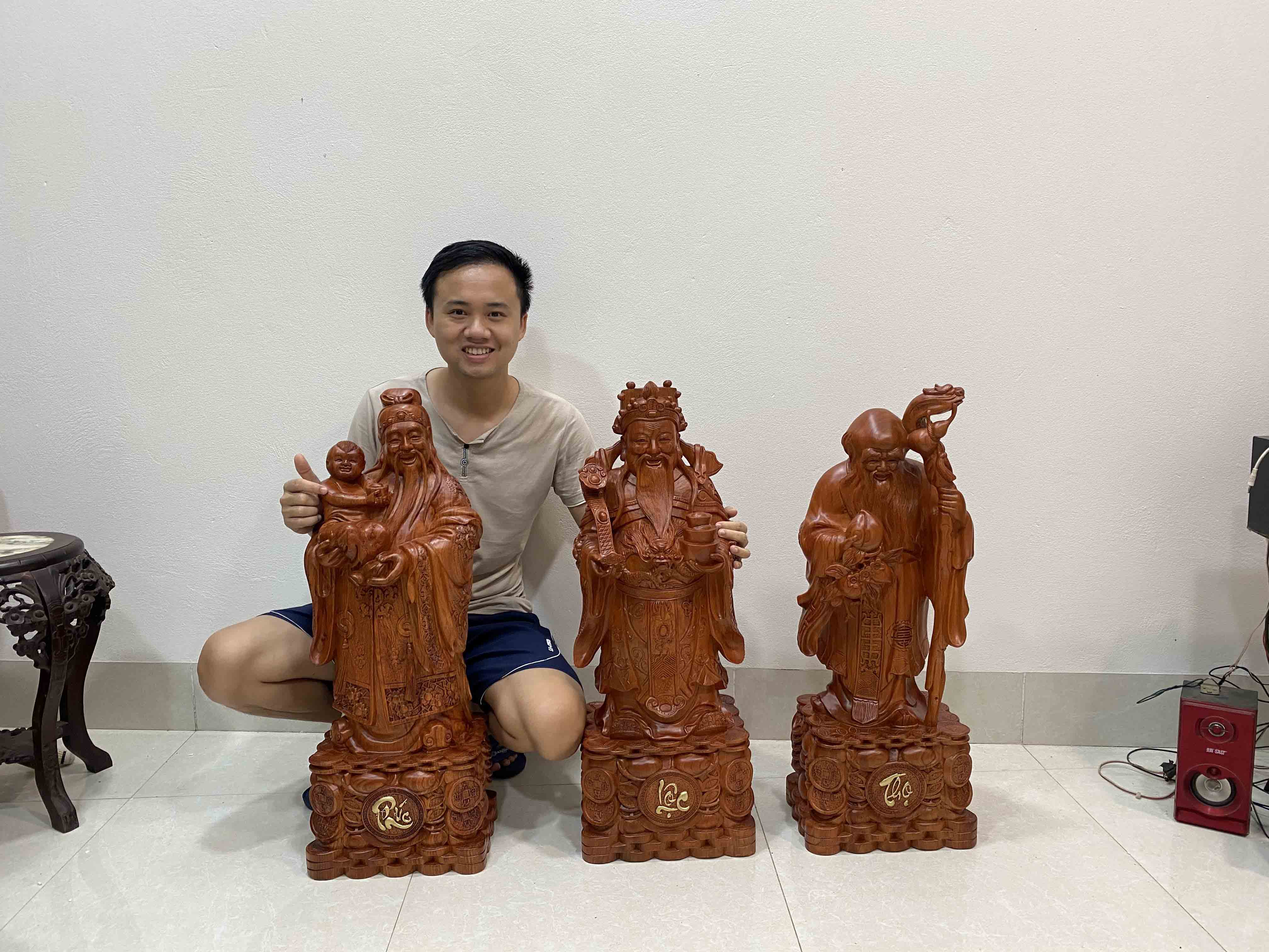 #Tam_Đa_Phúc_Lộc_Thọ_Gỗ_Hương_1
