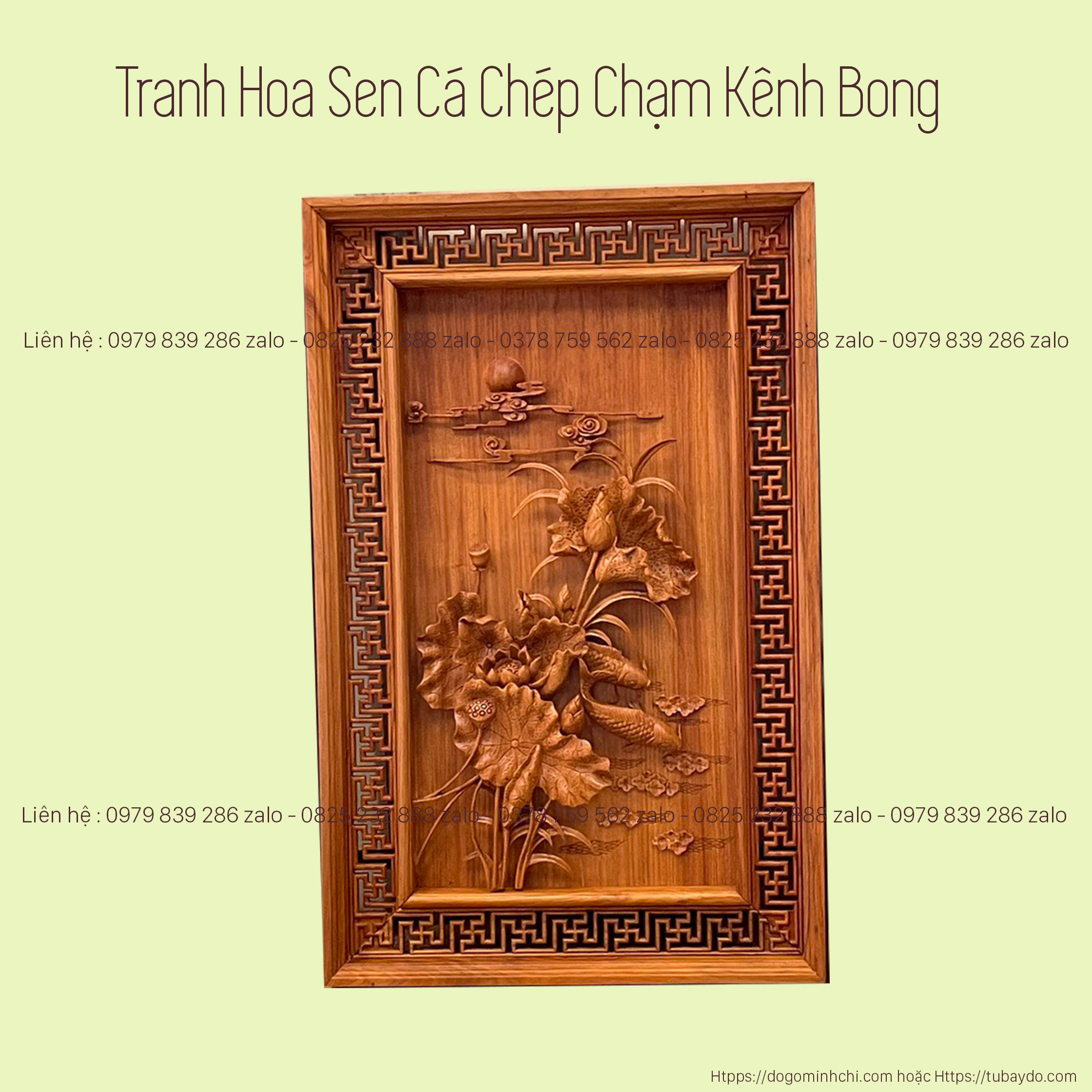 #Tranh_Hoa_Sen_Cá_Chép_Chạm_Kênh_Bong