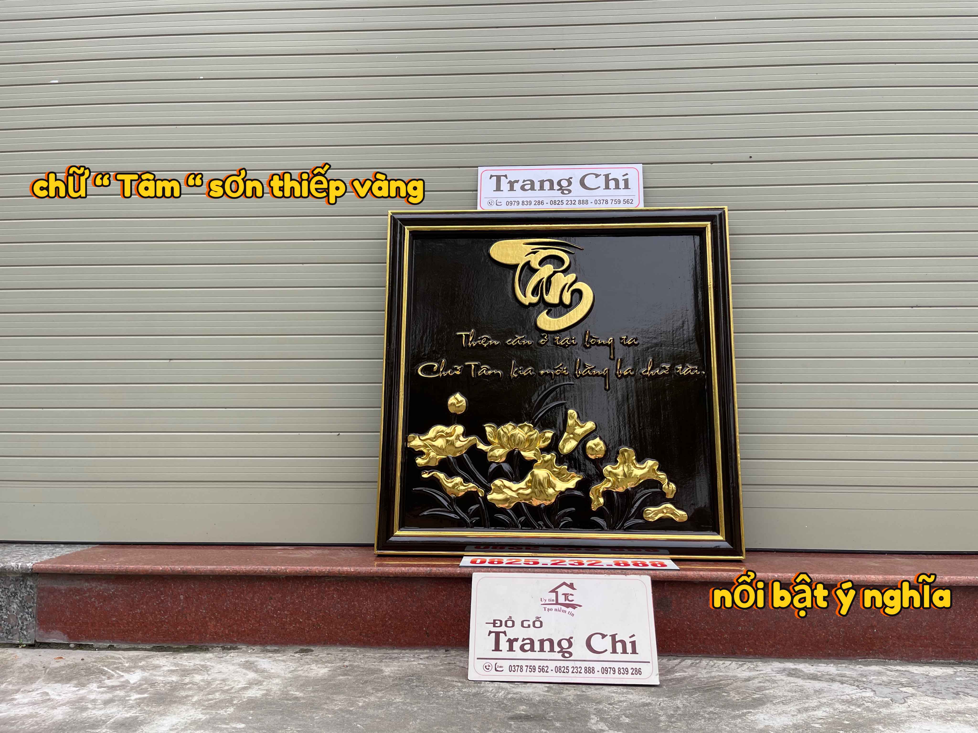 #tranh_treo_tường_mẫu_chữ_tâm_sơn_thiếp_vàng_6