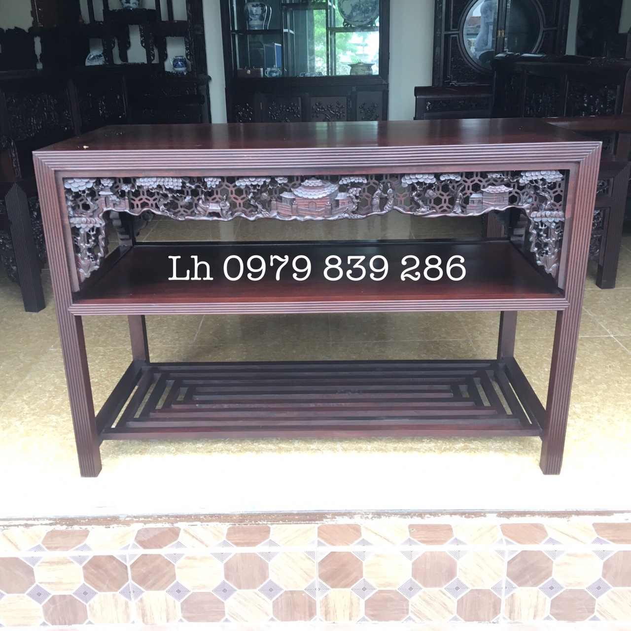 Bộ Ghế Trường Tích Tam Quốc Lối Cổ
