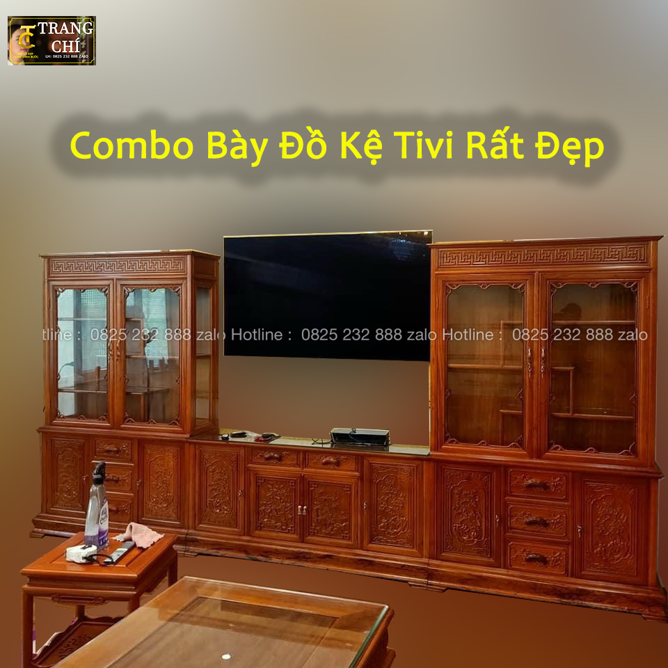 #Combo_Bày_Đồ_Kệ_Tivi_1