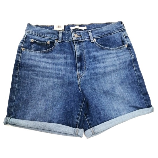 Quần short jean nữ cạp cao 3 khuy phong cách  Hanyza Store
