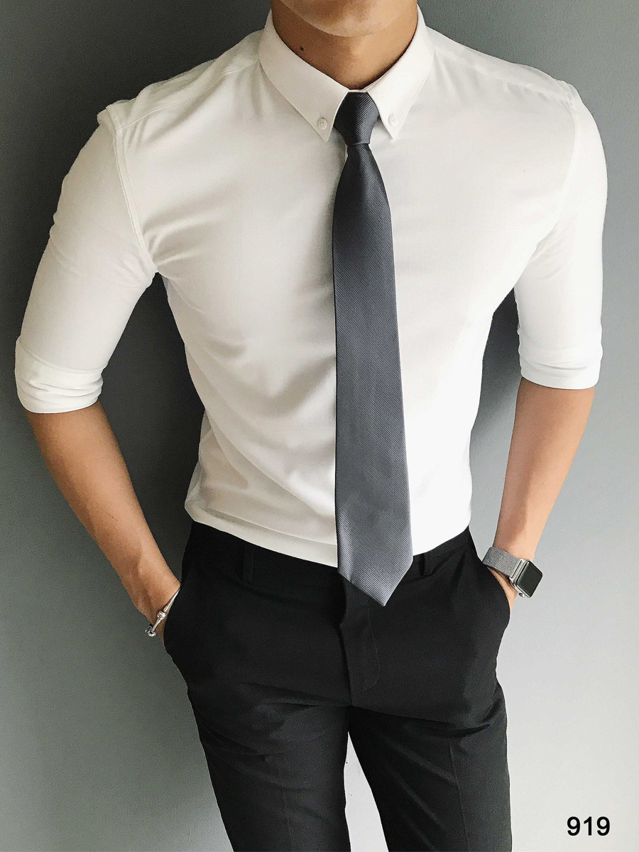 áo sơ mi nam trắng