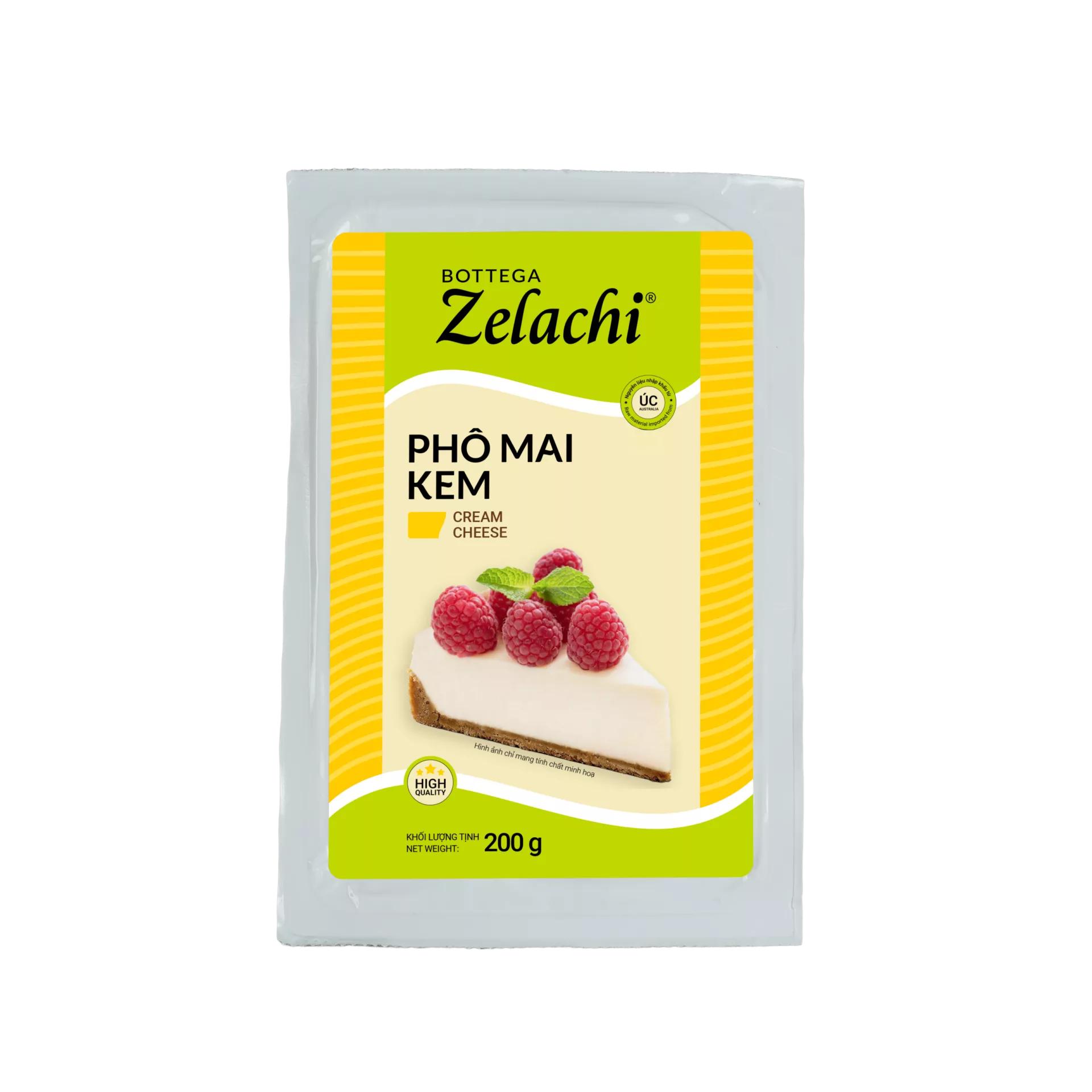 Phô Mai Kem Cream Cheese ZELACHI - Cục 200gr