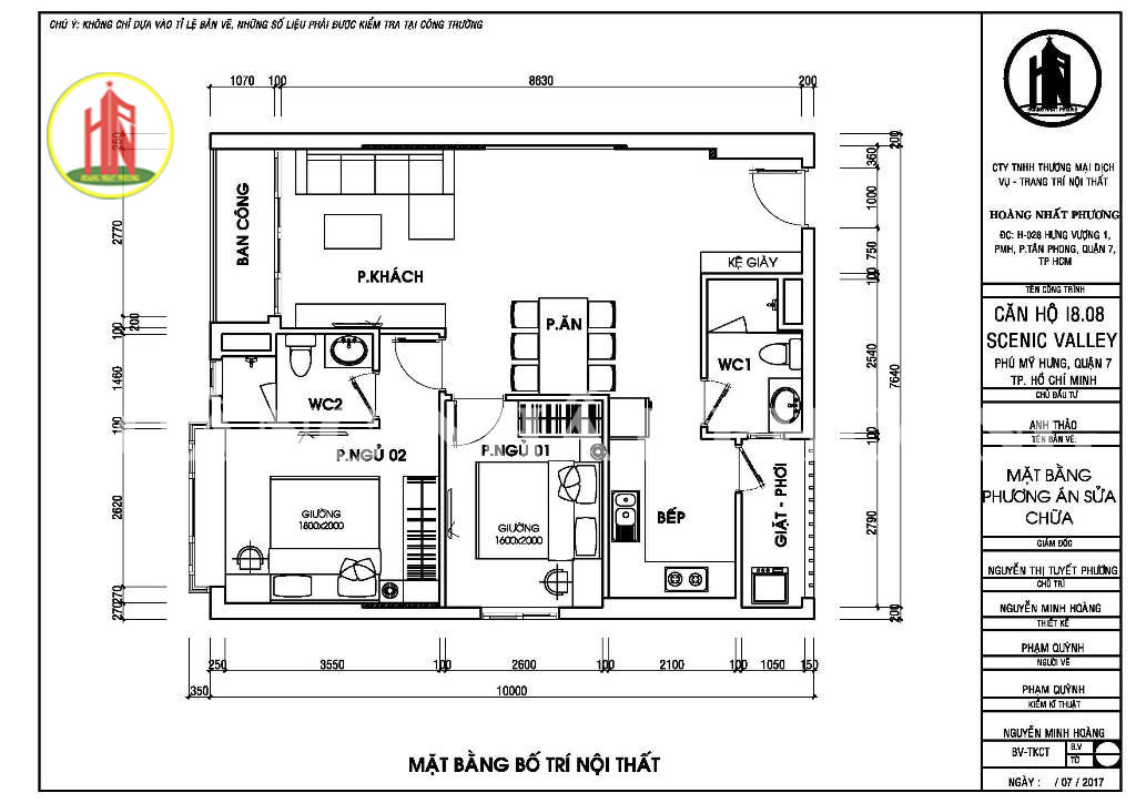 thiết kế nội thất căn hộ