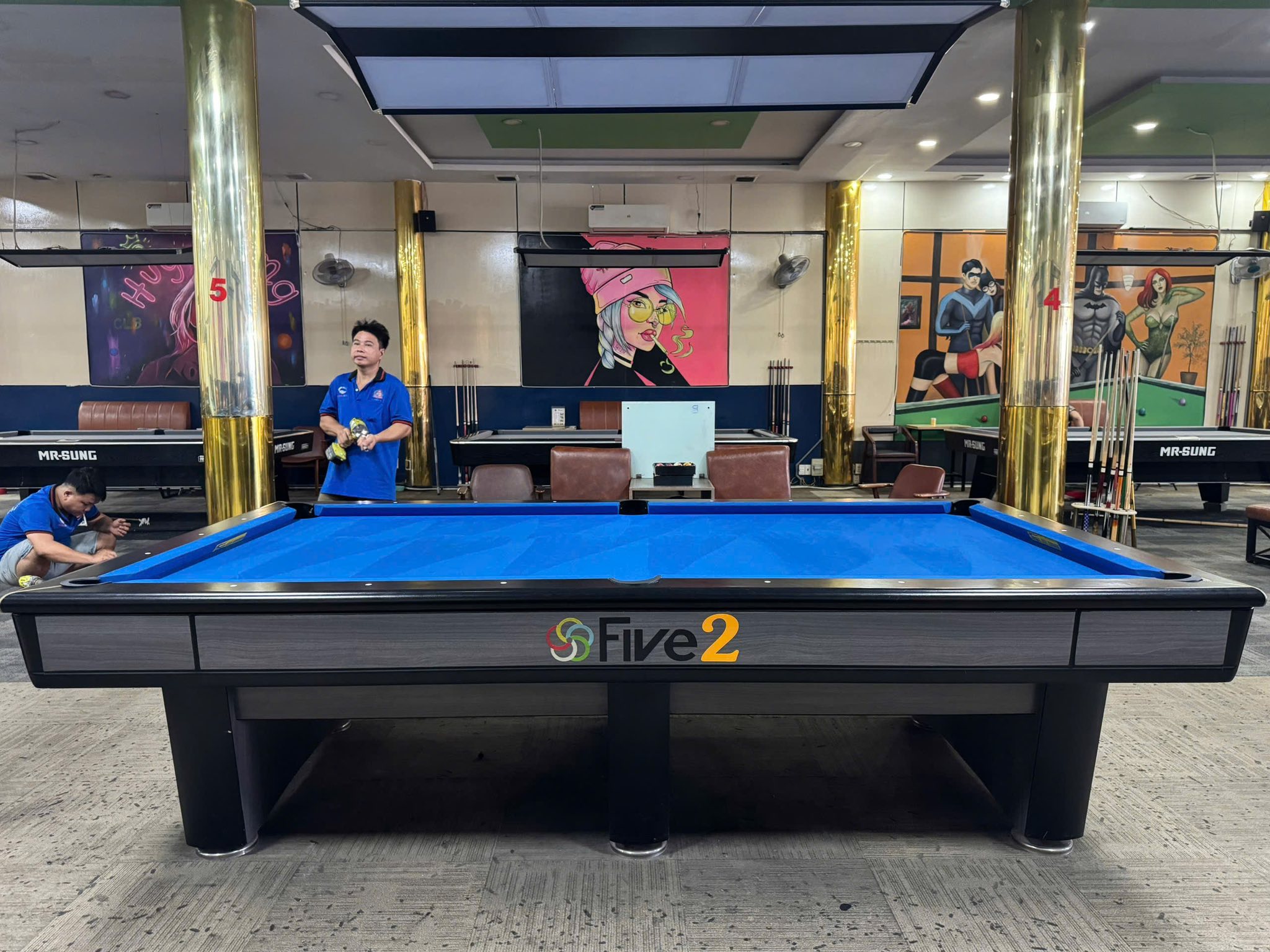 Bàn bida 3 bi chuẩn thi đấu – độ phẳng hoàn hảo, băng tốt, tiêu chuẩn quốc tế.