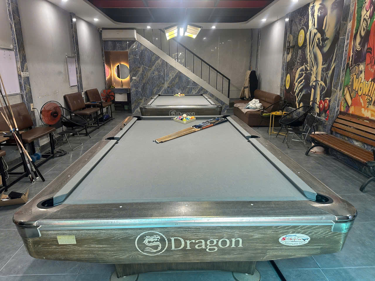 Bàn bi a mặt đá Đài Loan cho kinh doanh bida