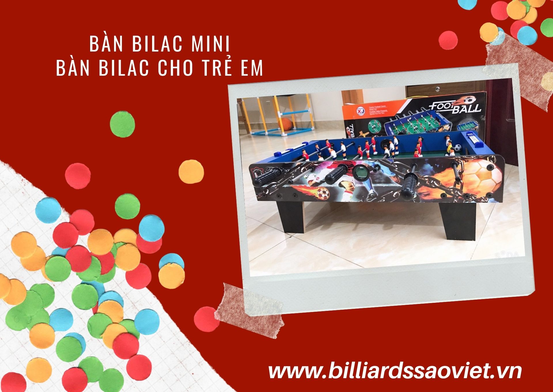 bàn bi lắc mini cho trẻ