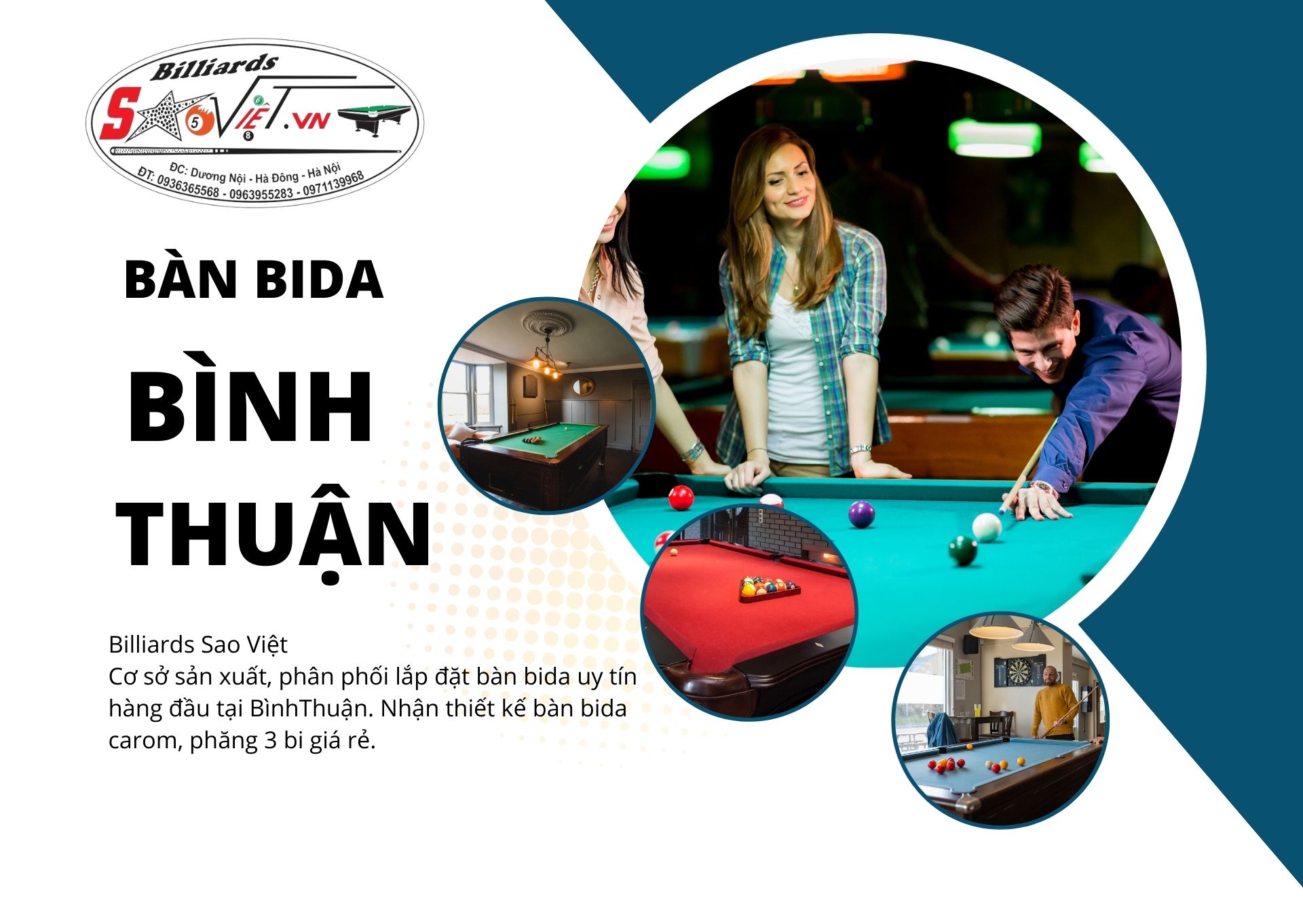 Mua, Bán & Thanh Lý Bàn Bida Phăng Bình Thuận Giá Tốt