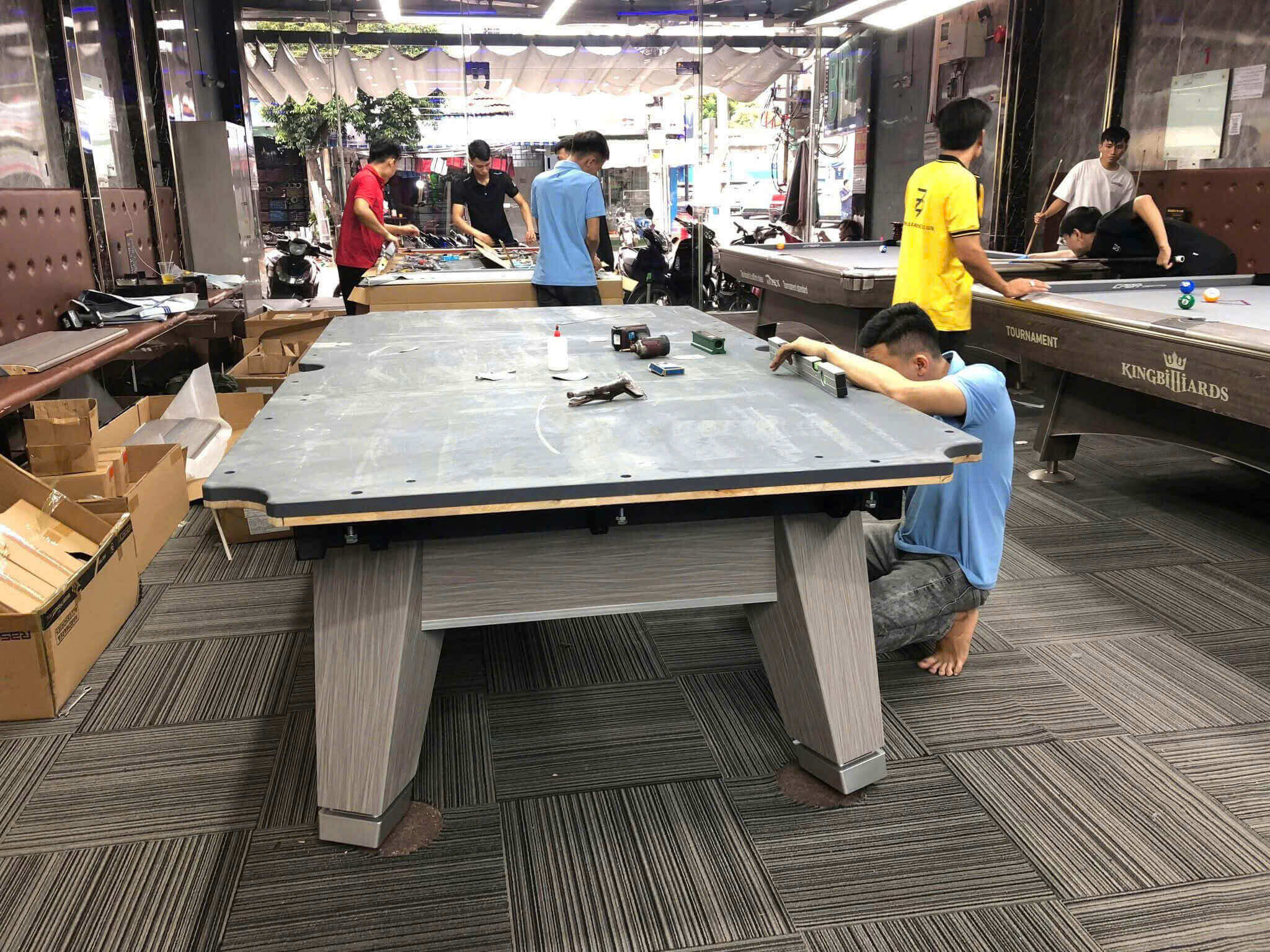 Bảo dưỡng băng cao su bàn bida