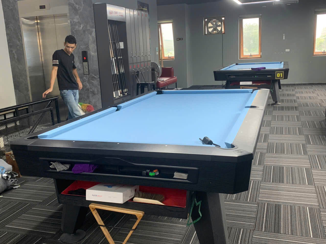 Các mẫu bàn bi a tại Hà Đông gồm bàn lỗ và bida phăng