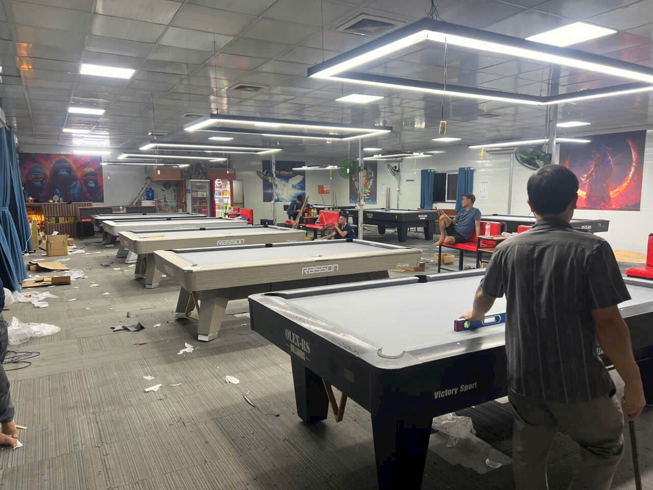 Không gian giải trí tại Thái Bình đang ưa chuộng các loại bàn bida chất lượng cao