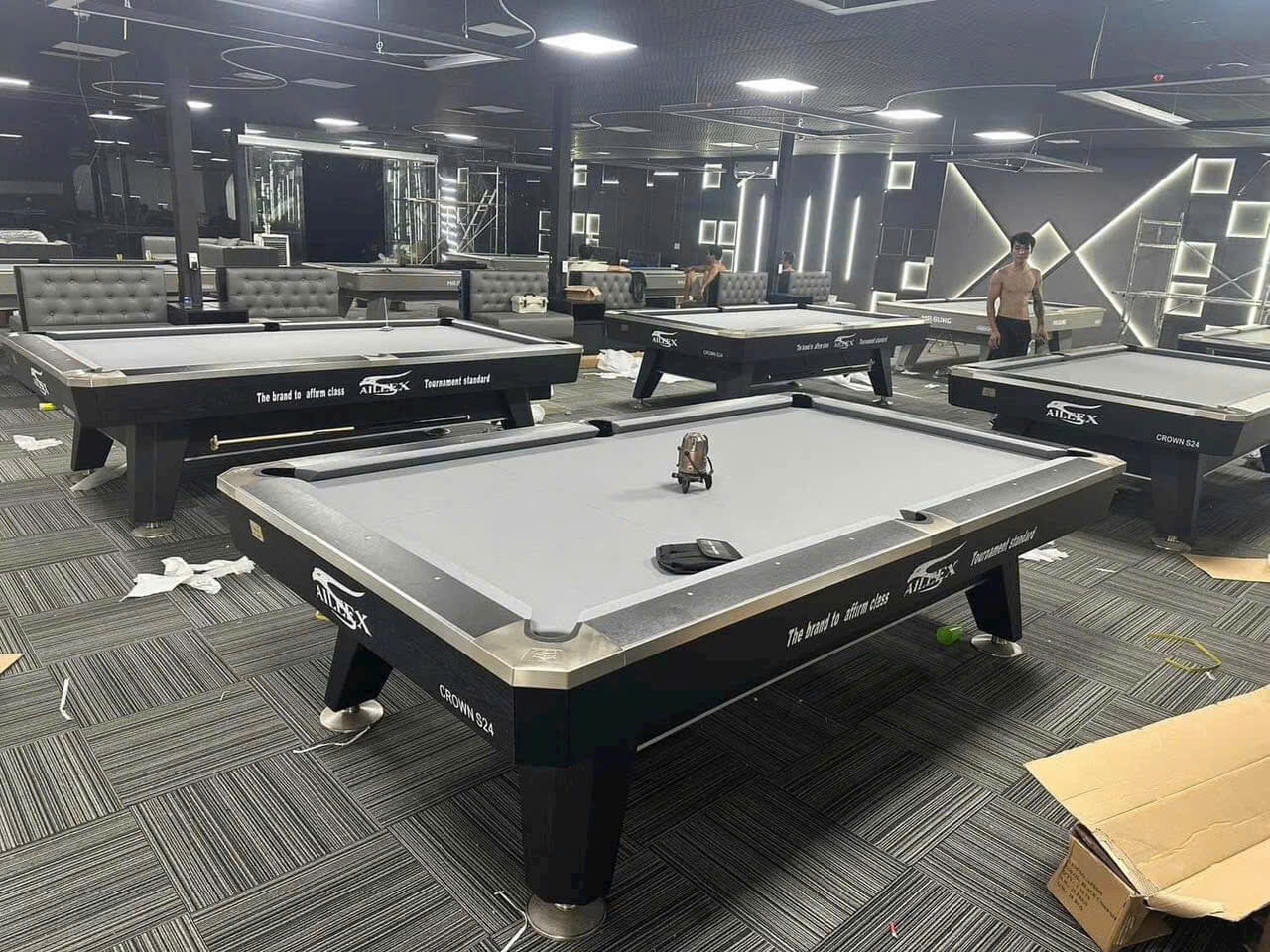 Không gian quán bida tại Vĩnh Phúc đầu tư bàn chất lượng để nâng cao trải nghiệm