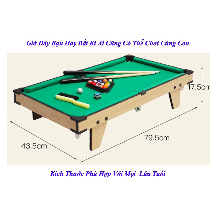 Bàn bi a mini xuất khẩu - Billiard Sao Việt - 0963955283