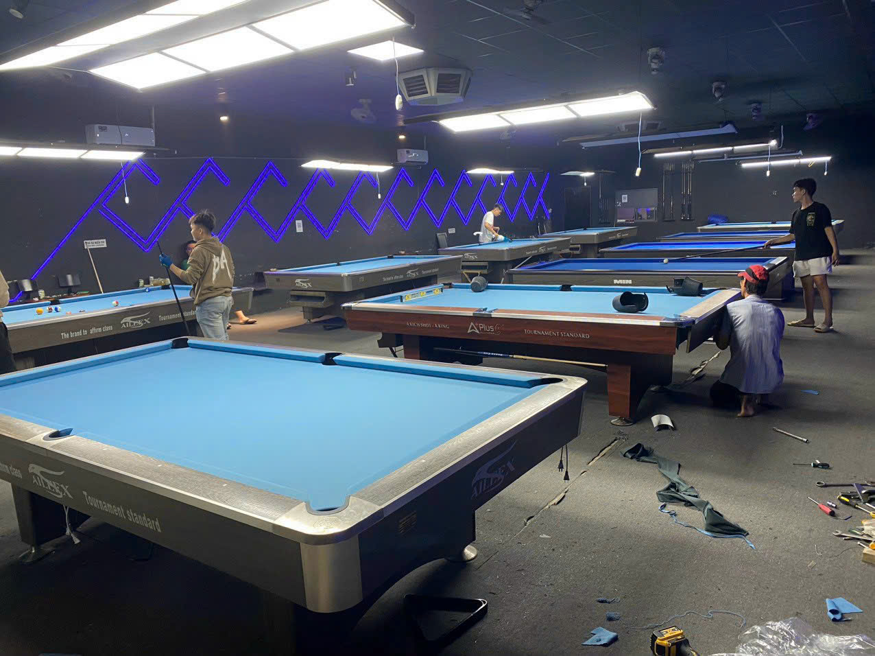 Lắp đặt bàn bida tại Bắc Ninh đúng kỹ thuật và tiêu chuẩn thi đấu