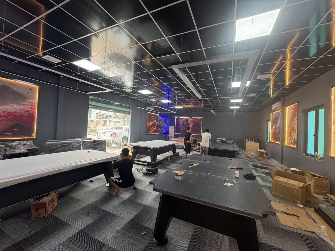 Lắp đặt bàn bida Bắc Trung Nam đúng tiêu chuẩn kỹ thuật