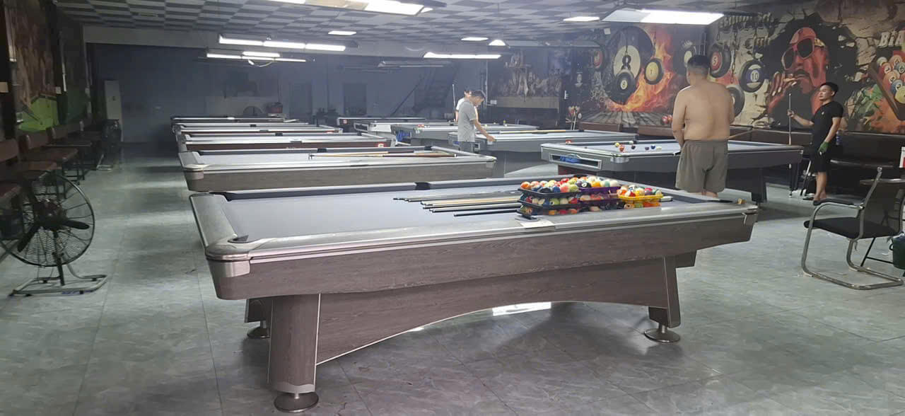 Quán bida tại Vĩnh Phúc thay đổi cách đầu tư bàn để giữ chân khách chơi lâu dài