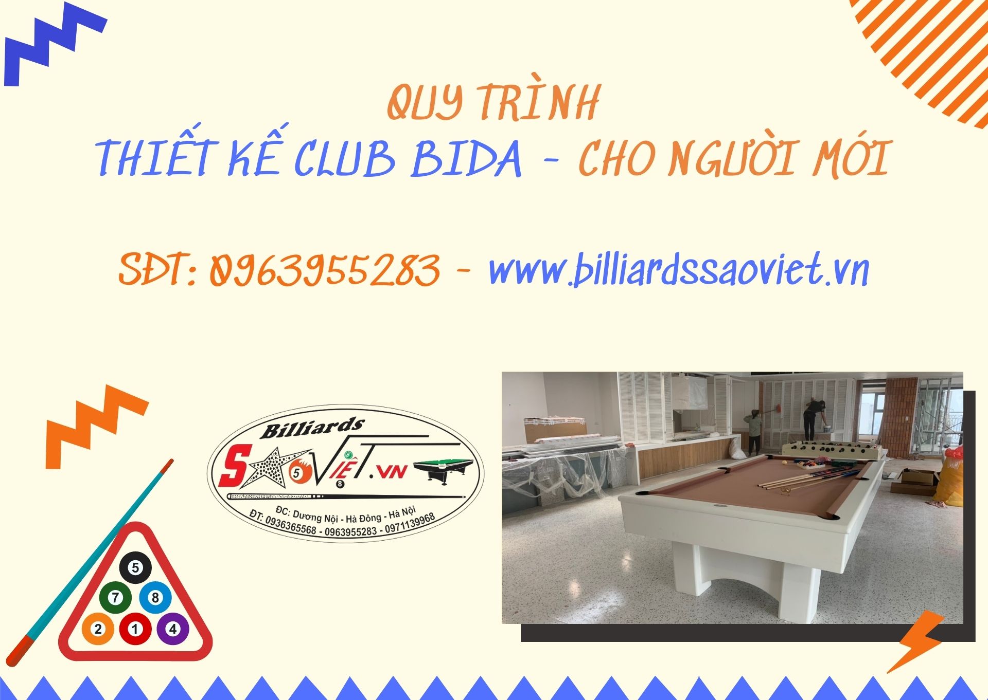 thiết kế clb bida