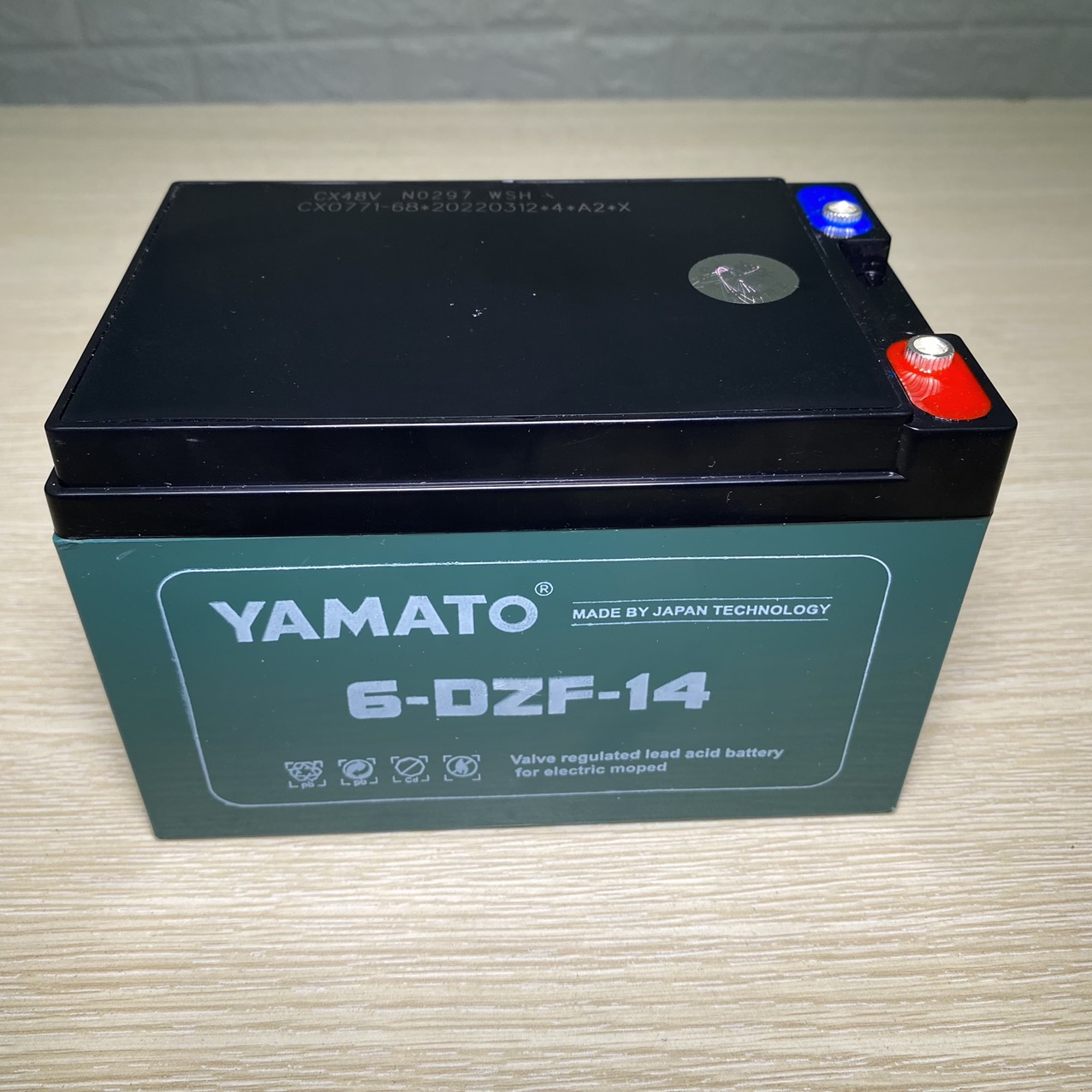 Ắc quy Xe Đạp Điện, Ắc quy Yamato 6-DZF 14 (12V - 14Ah)