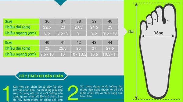 Chọn size quần áo thể thao nam nữ