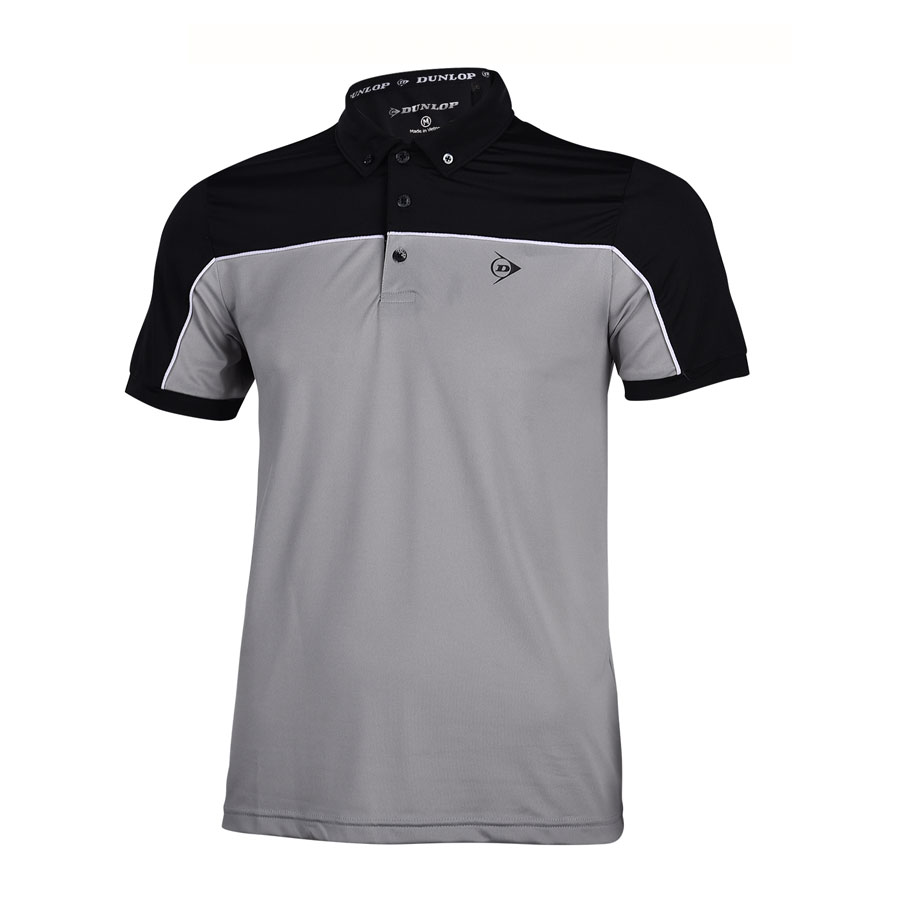 Áo Tennis nam Dunlop - DATES9054-1C-GY