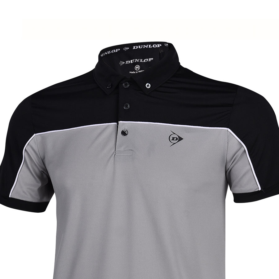 Áo Tennis nam Dunlop - DATES9054-1C-GY
