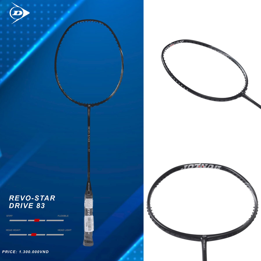 Vợt cầu lông Dunlop Revo Star Driver 83 - Vợt cân bằng linh hoạt