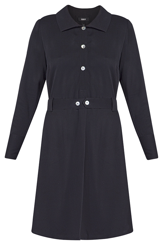 Đầm sơ mi dài tay Farah Shirt Dress/ Black