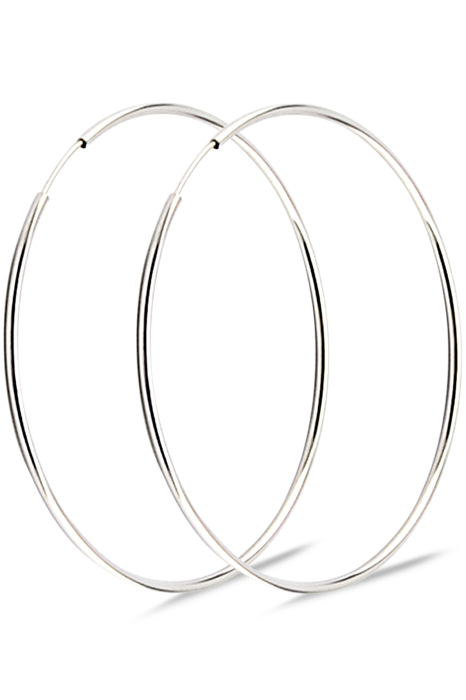 Bông tai Bạc 925 Silver 925 (2x70mm) Hoops Earings