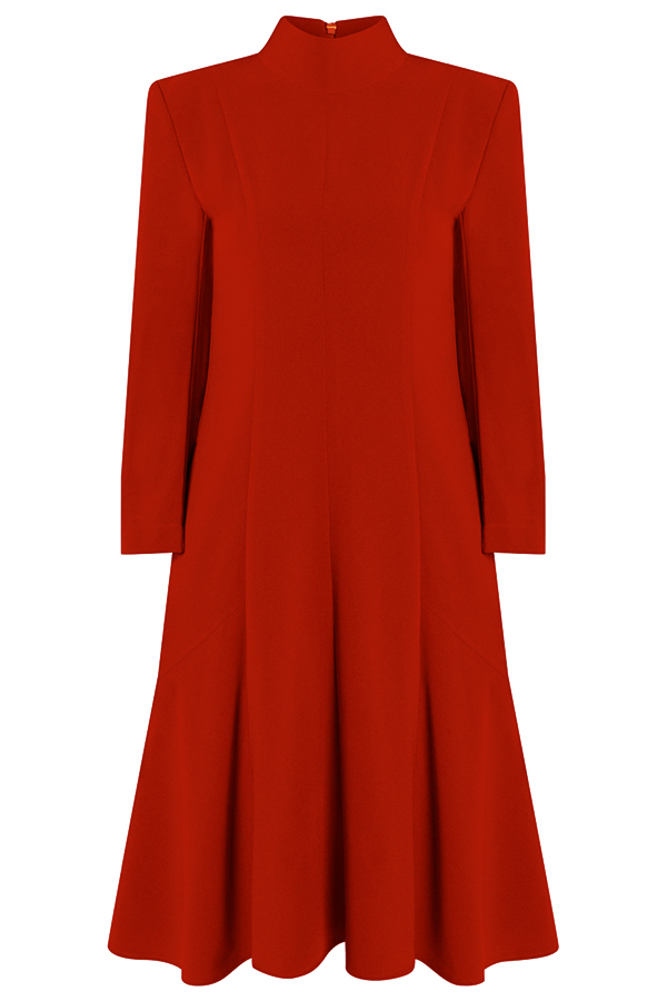 Francessa Fishtail Dress/ Apple 2159