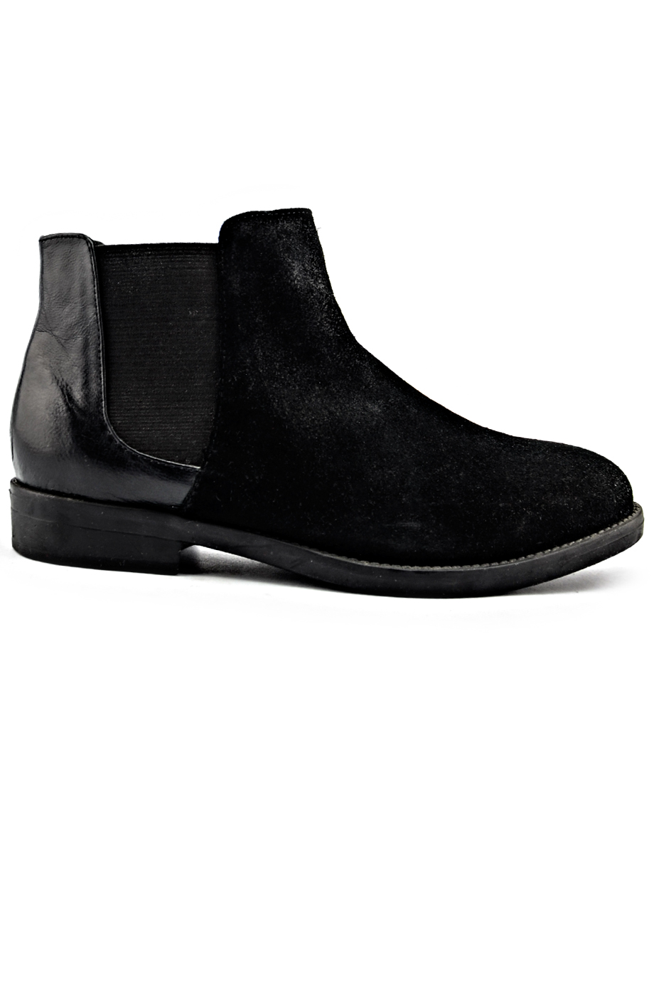 Bốt da Kiomi Ankle Boots/ Black