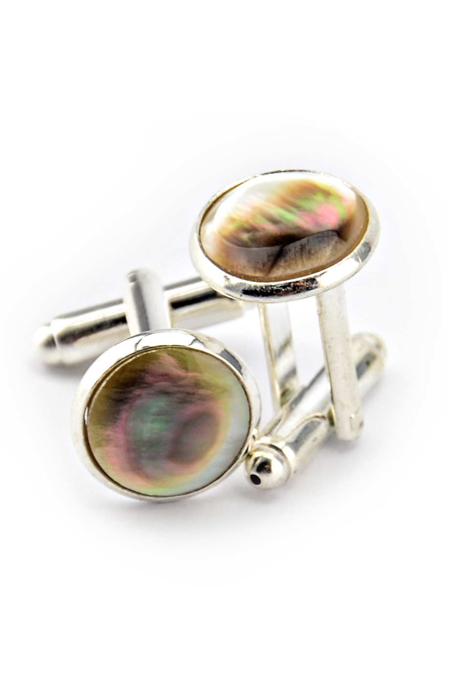 Grace Nacre Cufflinks/ Light