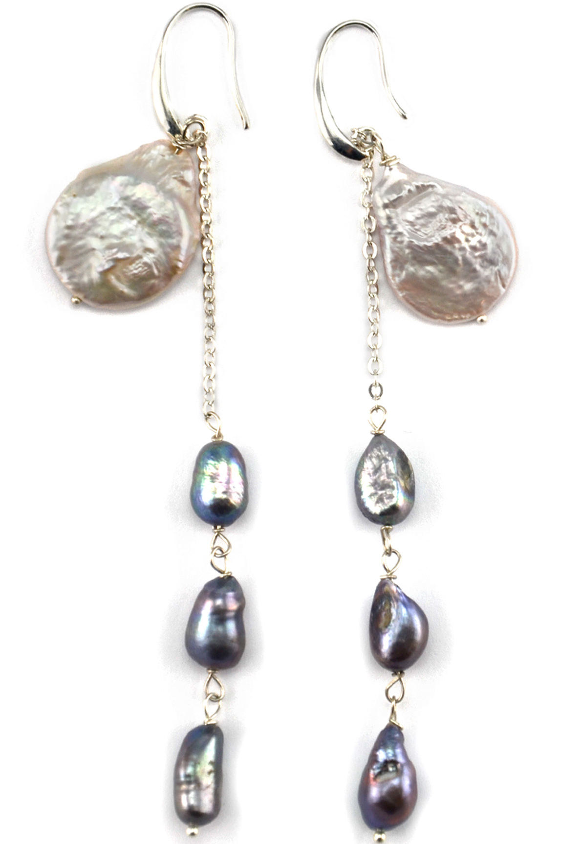 Bông tai Legacie Pearl & Silver Earings