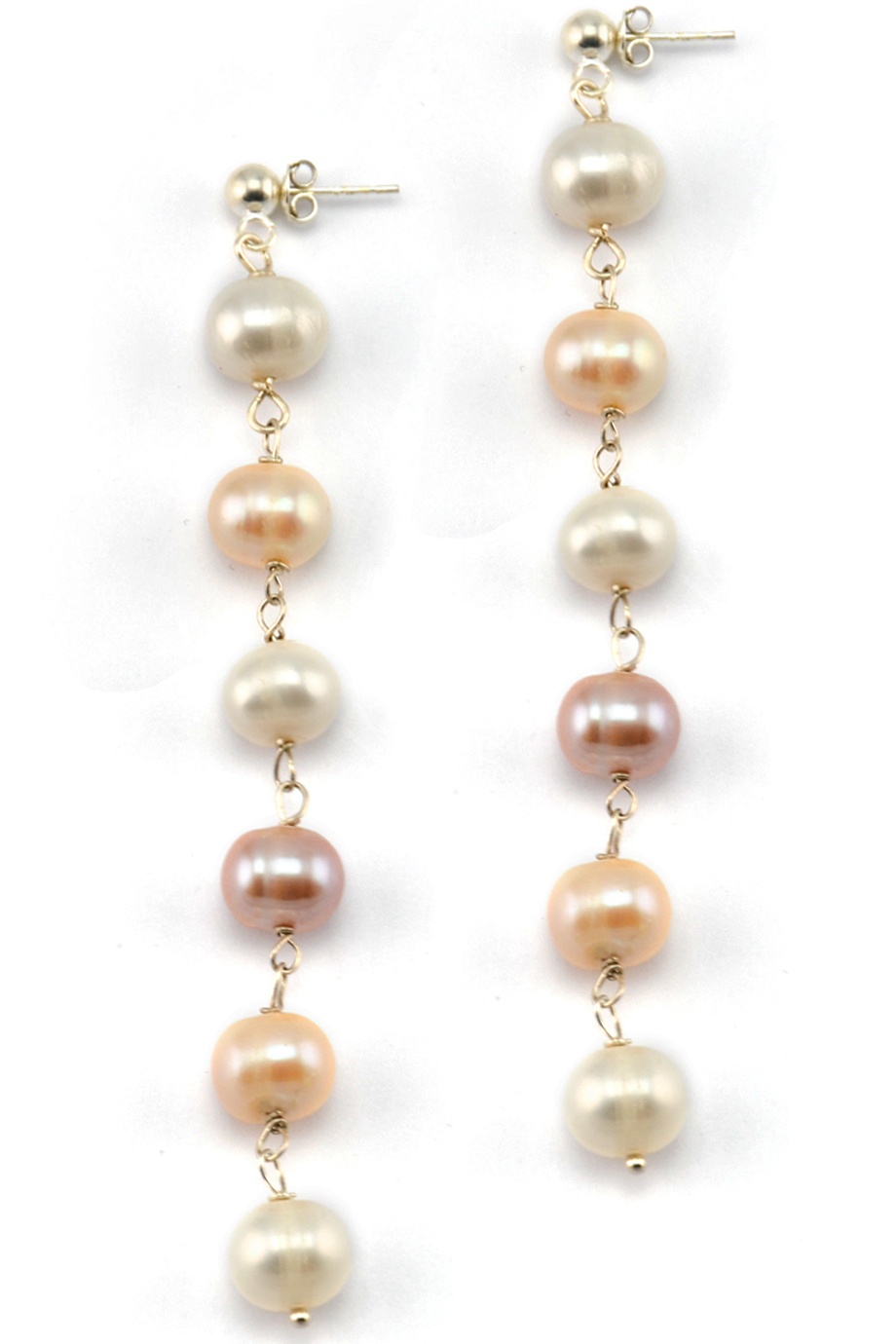 Bông tai Lyric Pearl & Silver Earings