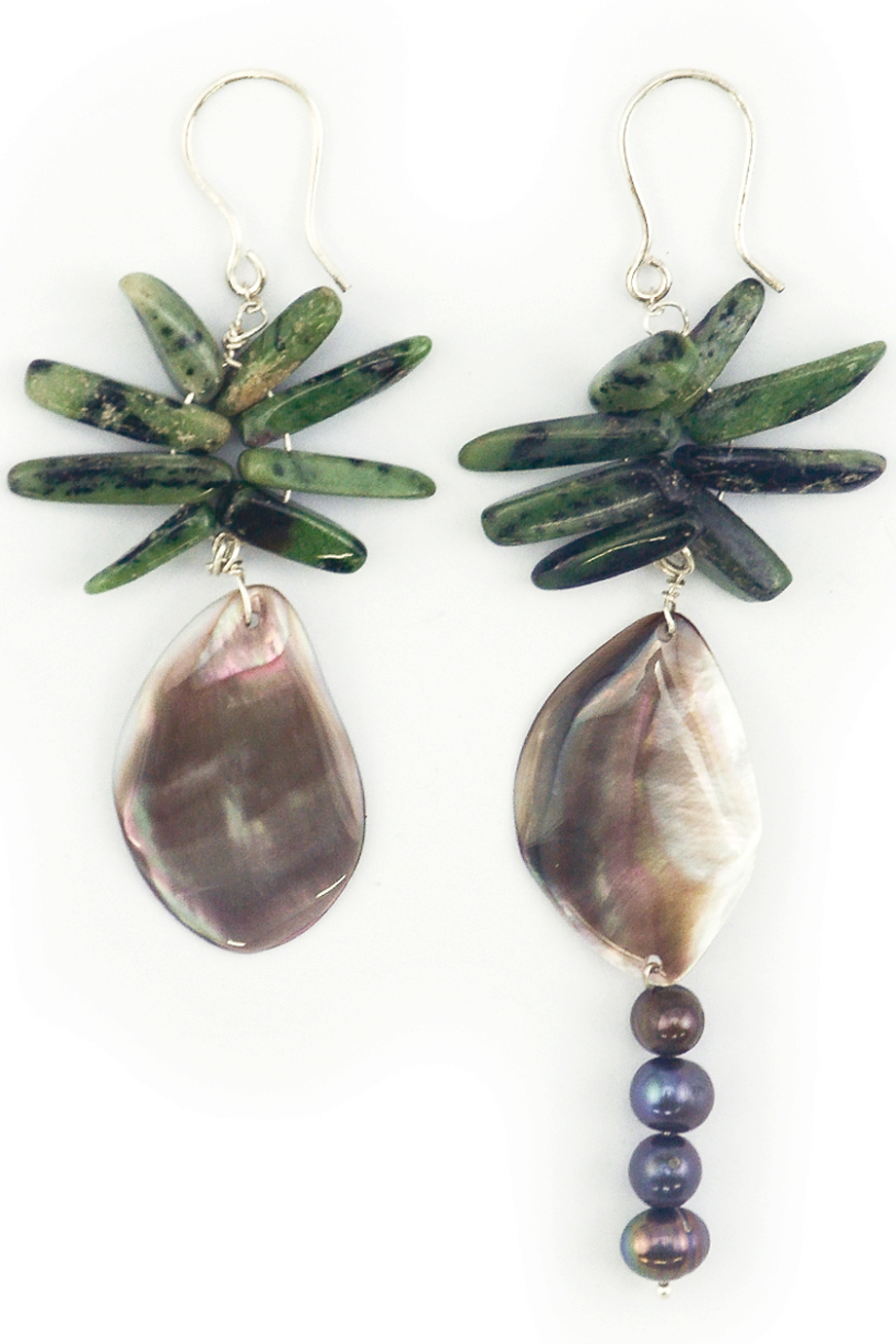 Bông tai Pear Tree Ruby & Pearl Earings