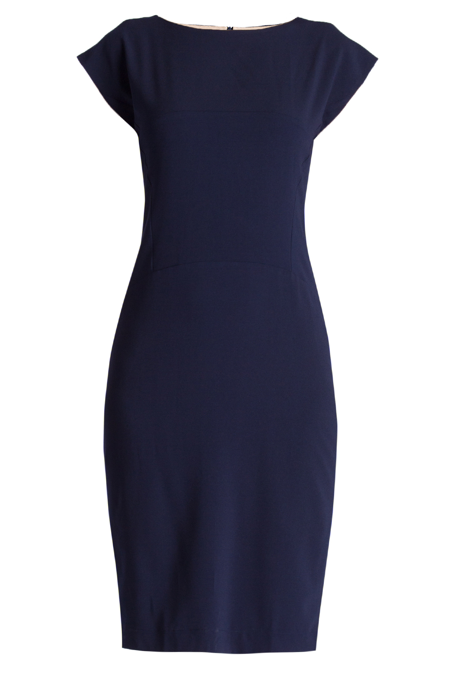 Đầm công sở Erin Boat-necked Sheath Dress (D2)/ Navy 2153