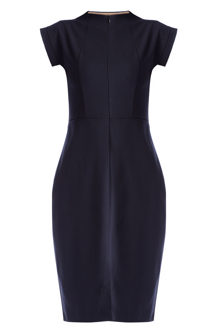 Đầm công sở Ruth Front Zipper Sheath Dress/ Navy