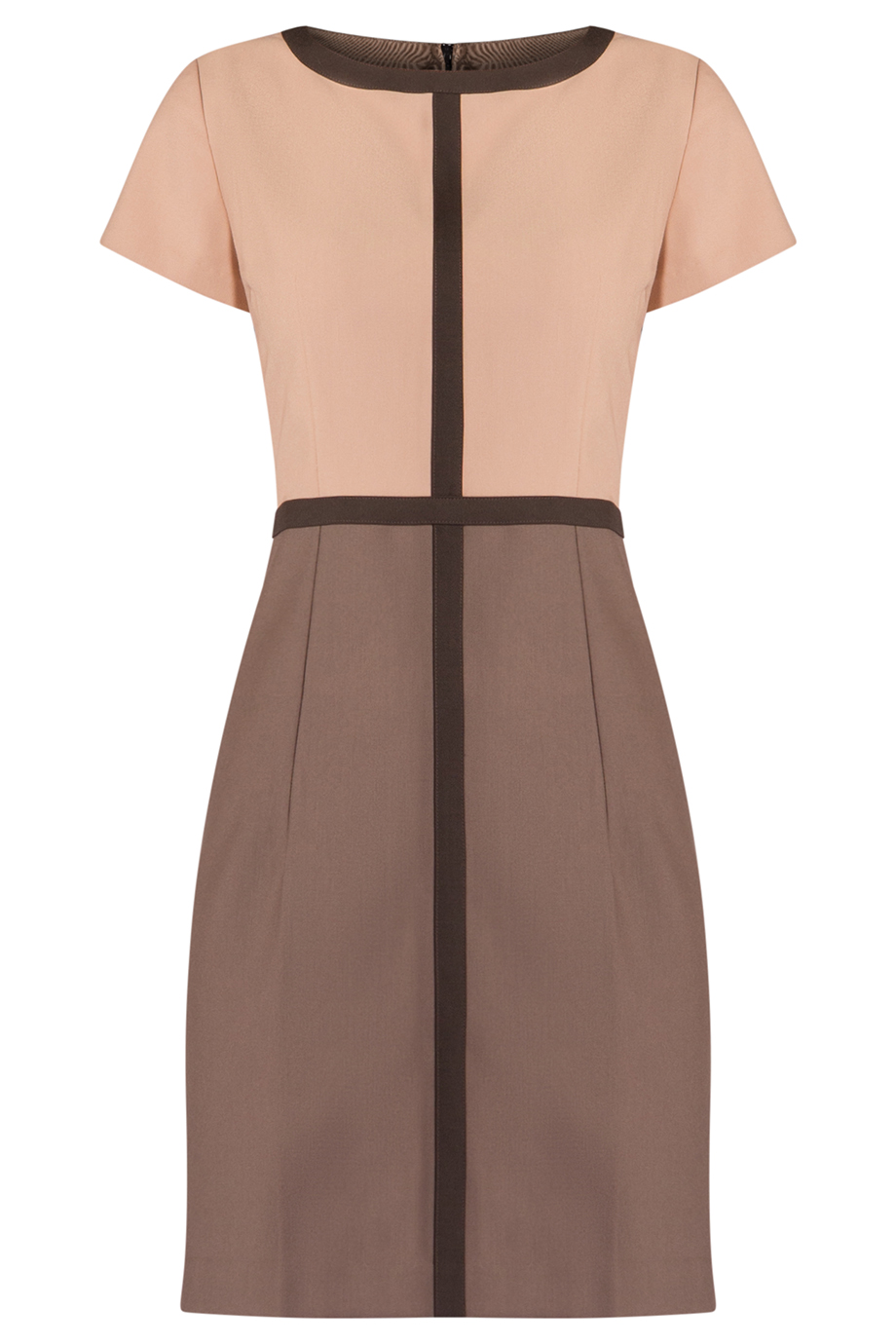 Denise Sheath Dress/ Coffee