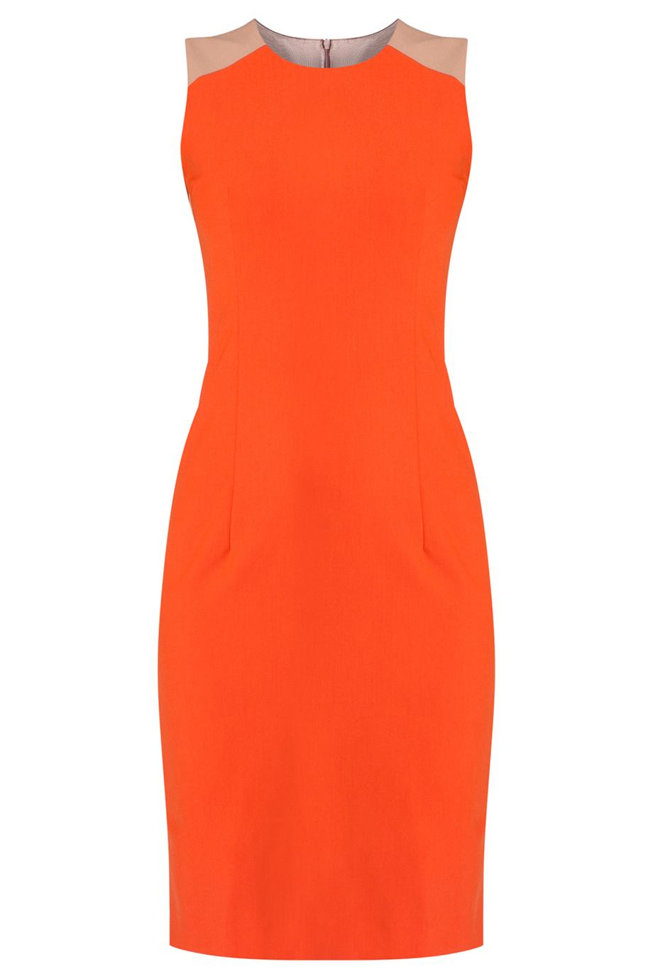 Nicollette Sheath Dress/ Orange