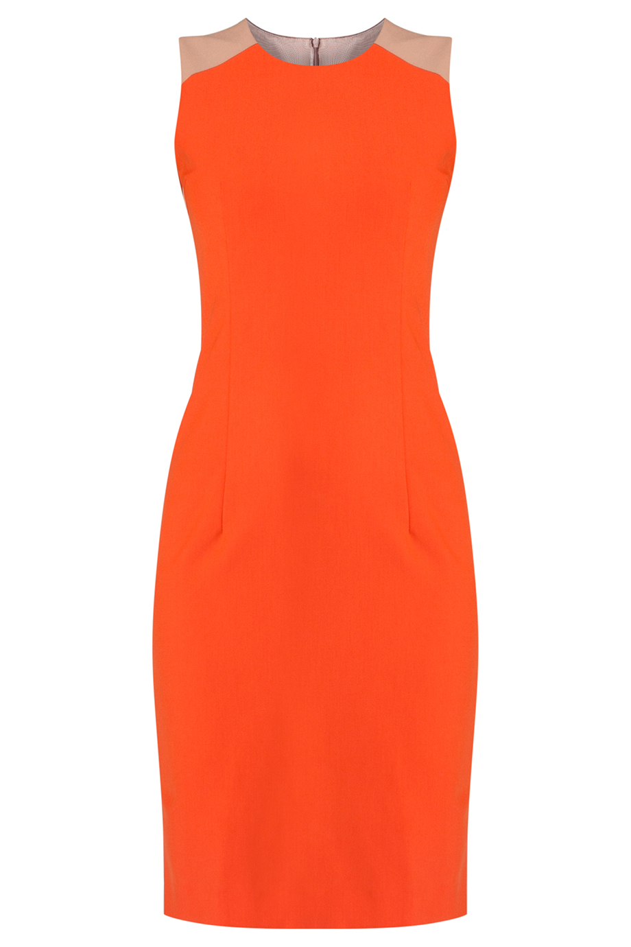 Nicollette Sheath Dress/ Orange