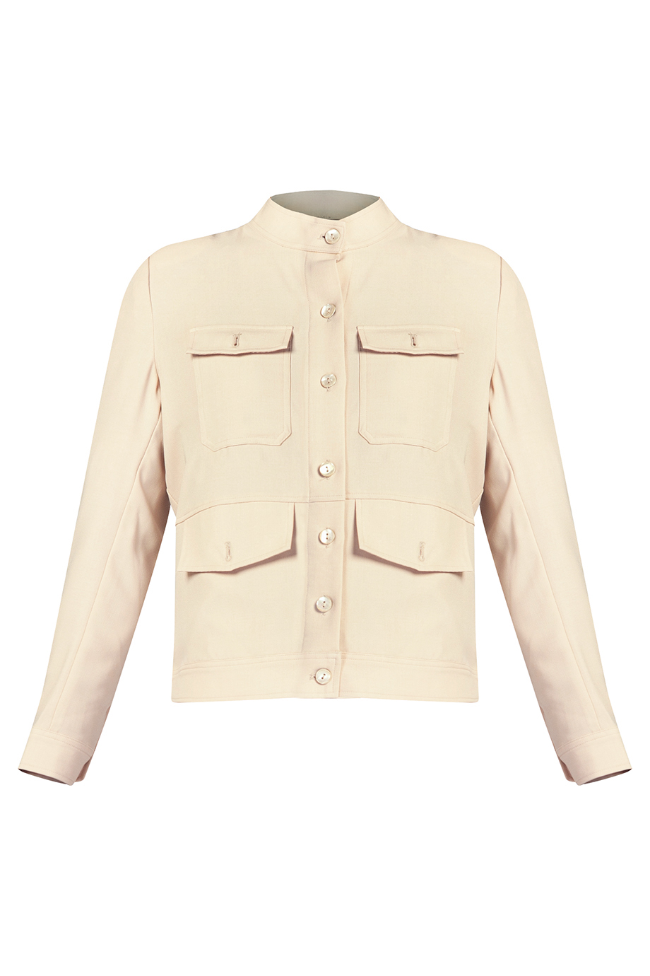 Áo khoác ngắn- Henley Pocket Jacket/ Latte 2172