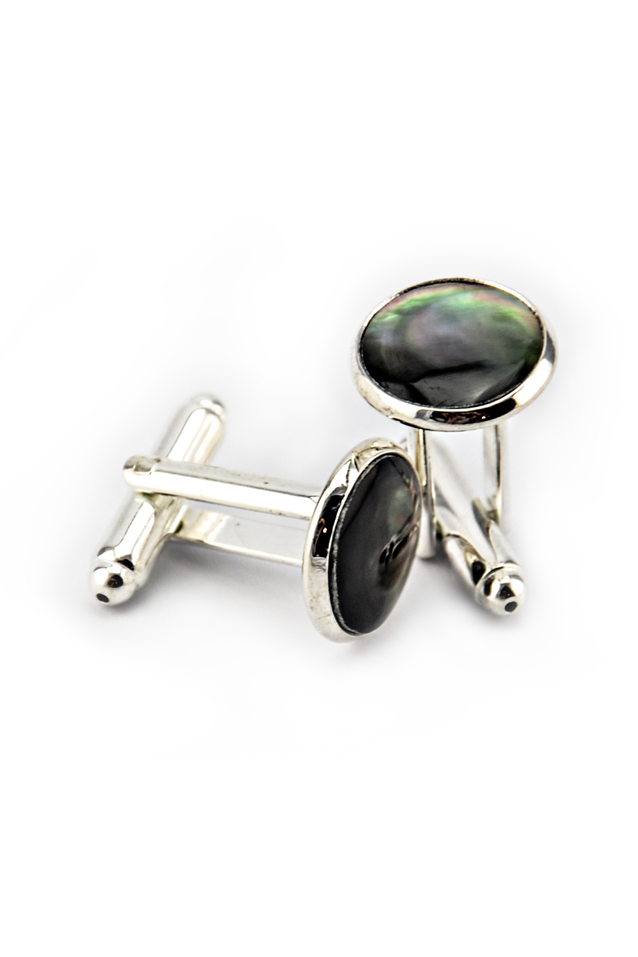 Grace Nacre Cufflinks/ Dark