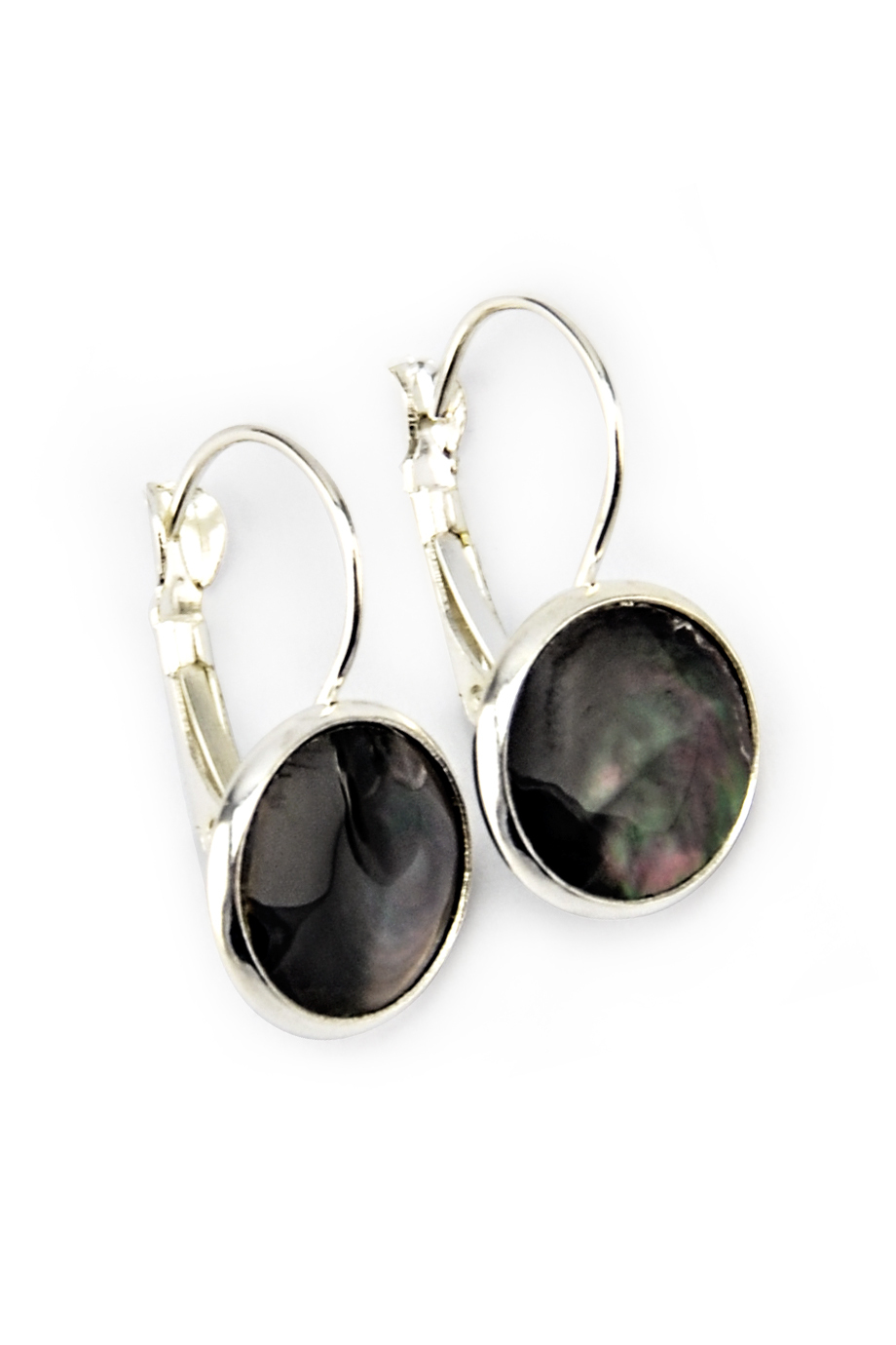 Grace Nacre Earings/ Dark